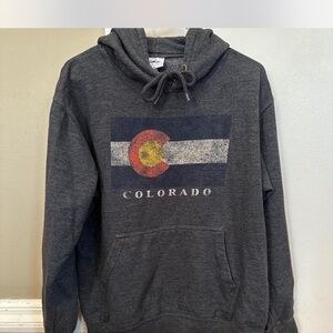 Gray Colorado State Flag Sweatshirt